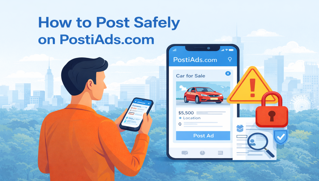 How to Post Safely on PostiAds.com: A Complete Guide for Buyers, Sellers, and Better Search Visibility